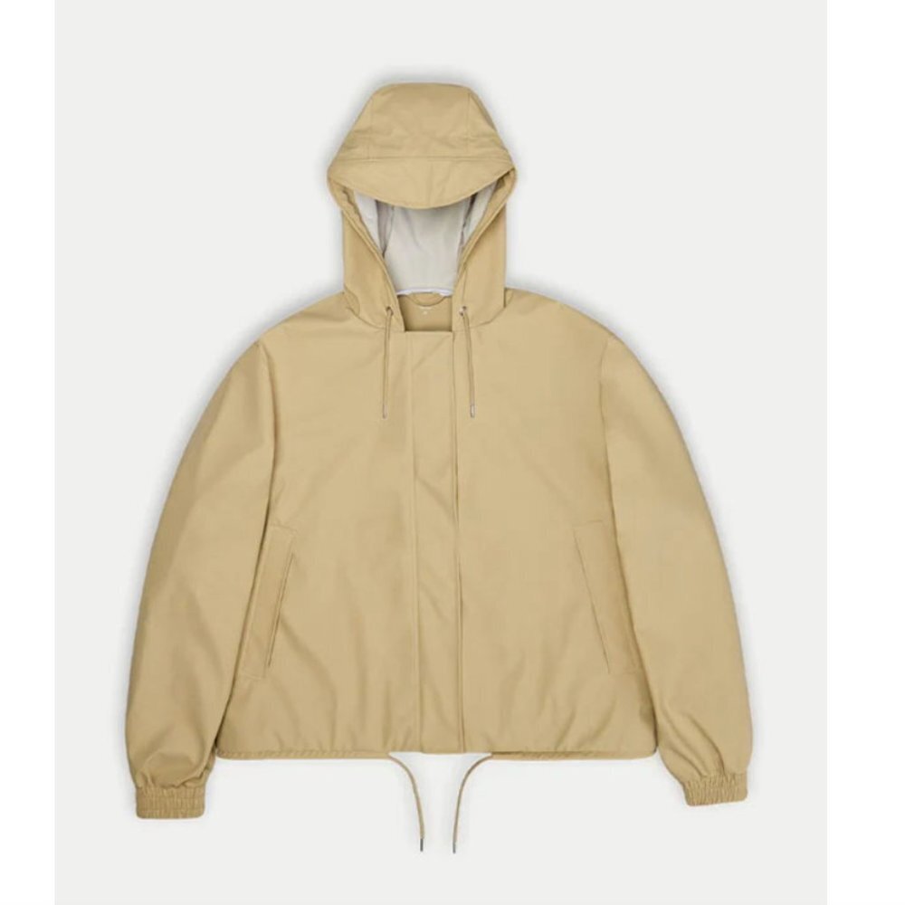 NWT RAINS String W Jacket In Neturals Size Large $140 - Picture 3 of 13